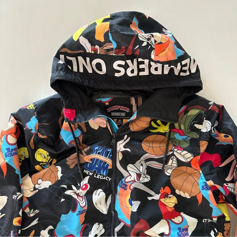 Limited Ed Members Only Space Jam Collab Jacket Coat - Picture 4 of 10